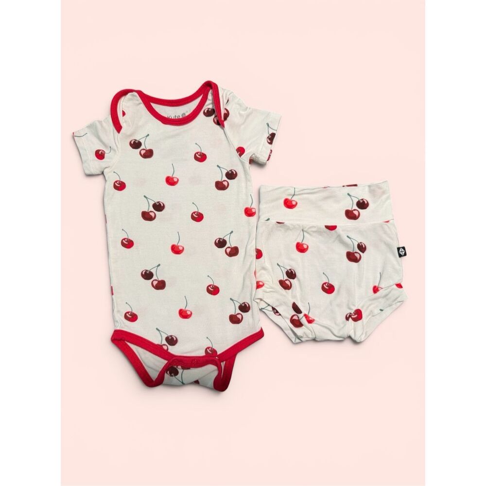 KYTE BABY Cherries 2 piece Set
